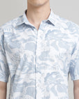 Blue Half Sleeve Classic Fit Shirt: Versatile Style
