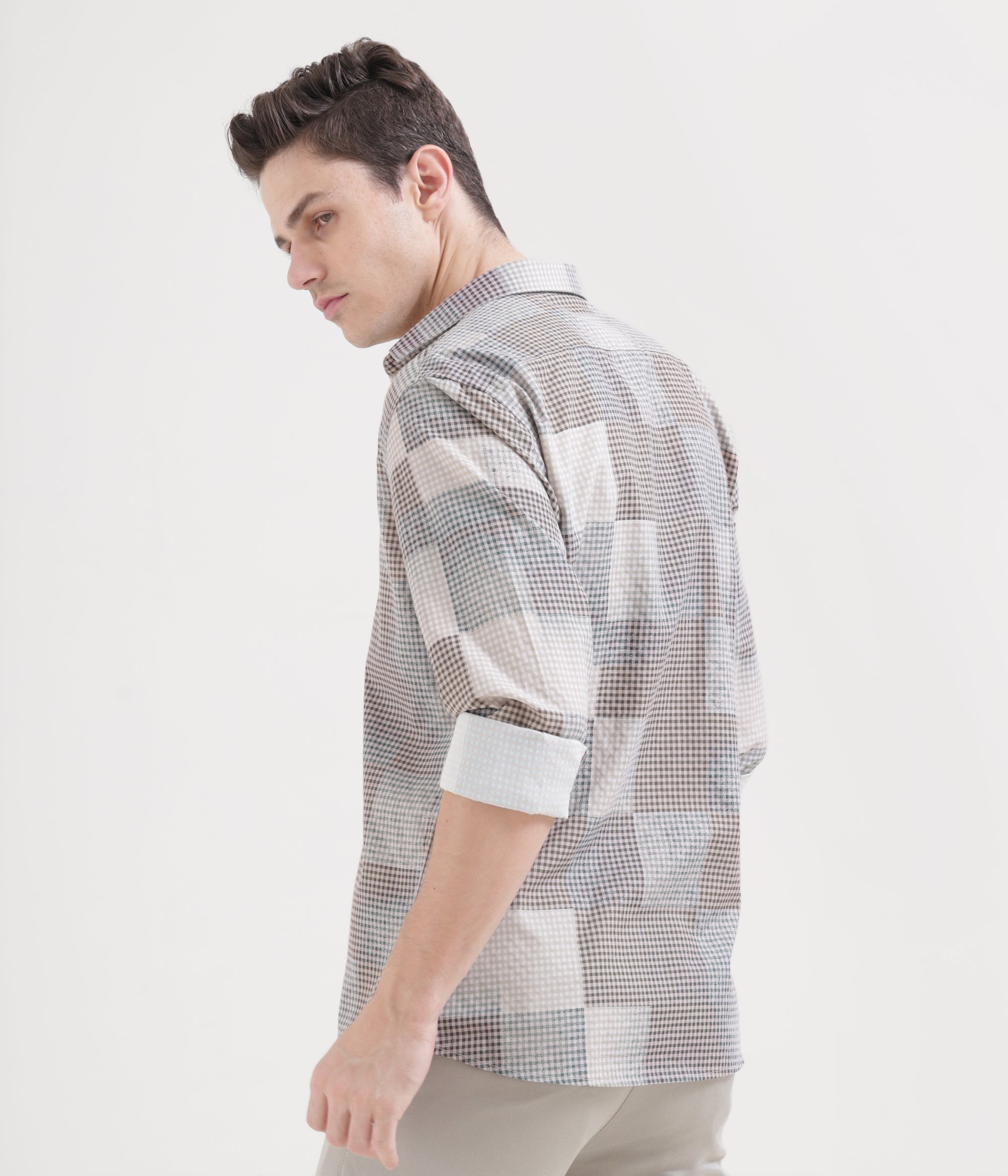 Misty Rose Classic Fit Full Sleeve Shirt