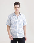 Blue Half Sleeve Classic Fit Shirt: Versatile Style