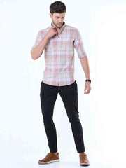 Blush Classy Check Shirt