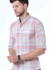 Blush Classy Check Shirt