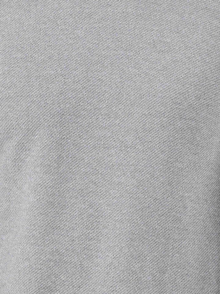 Knitted Gray Full Sleeve T-shirt