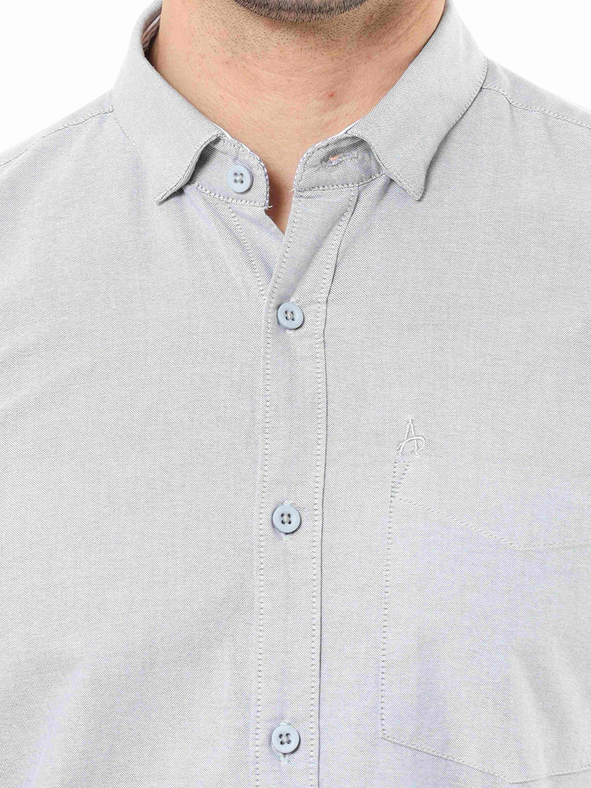 Grey Slim Fit Shirt